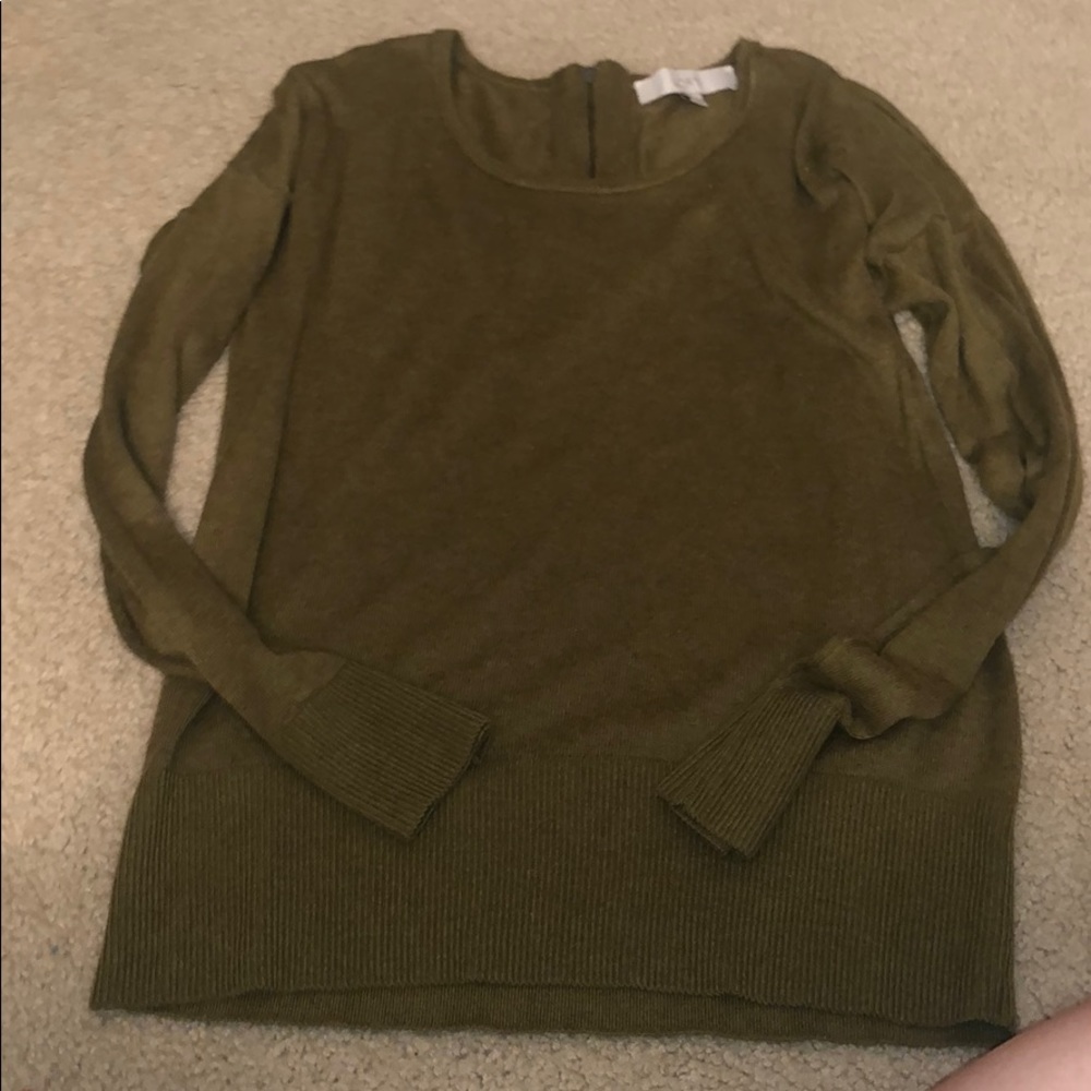 Loft green sweater